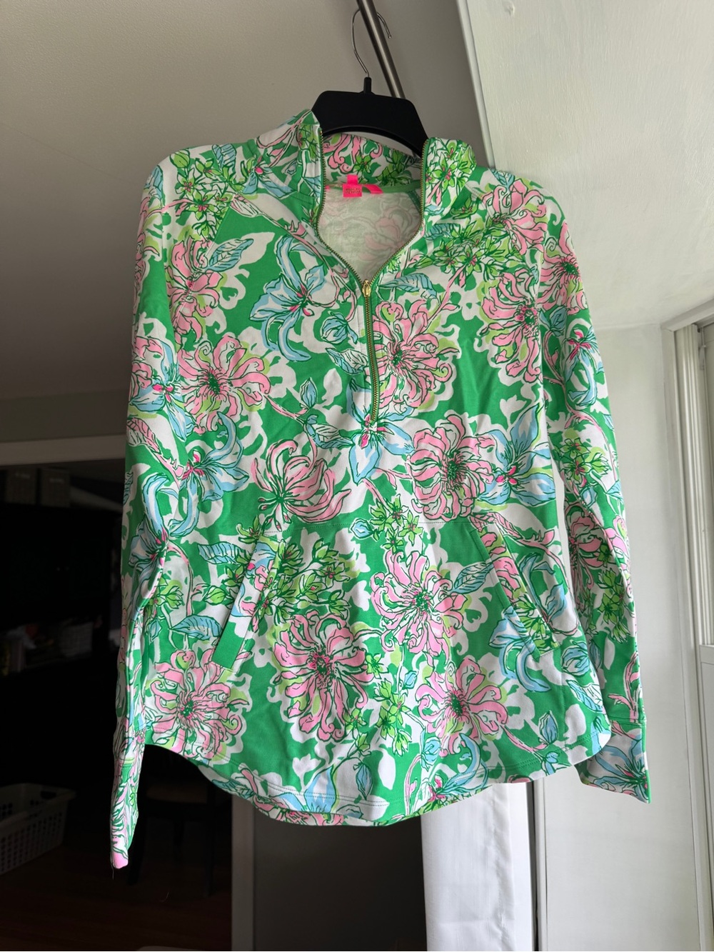 Lilly Pulitzer Skipper Popover Quarter-Zip size small